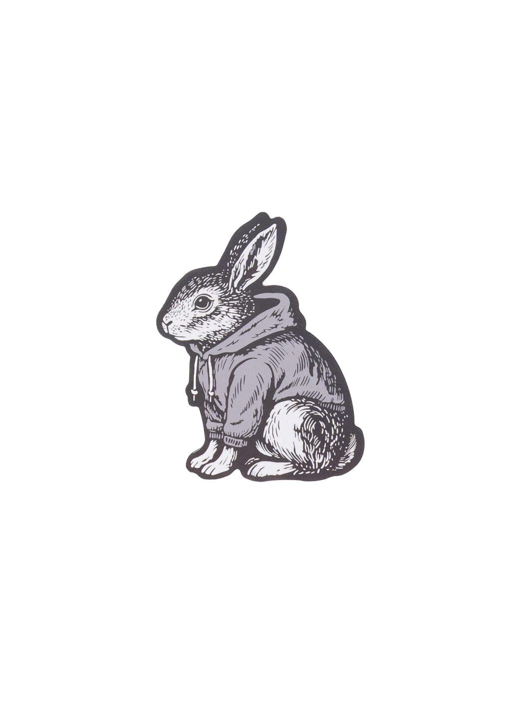 Bunnyhug Sticker - Hardpressed Print Studio Inc.
