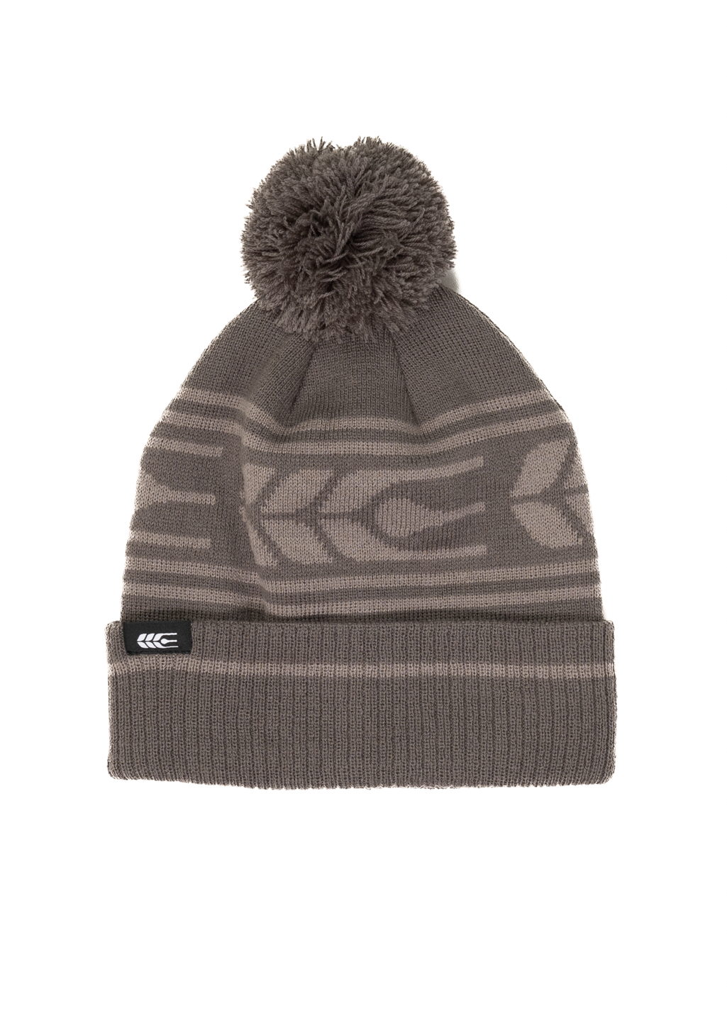 Cross Grain Pom Toque | Grey Tones | Adult