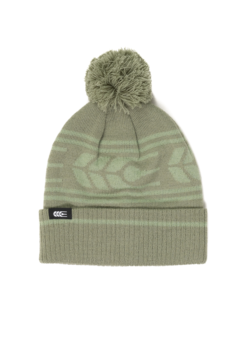 Cross Grain Pom Toque | Sage | Adult