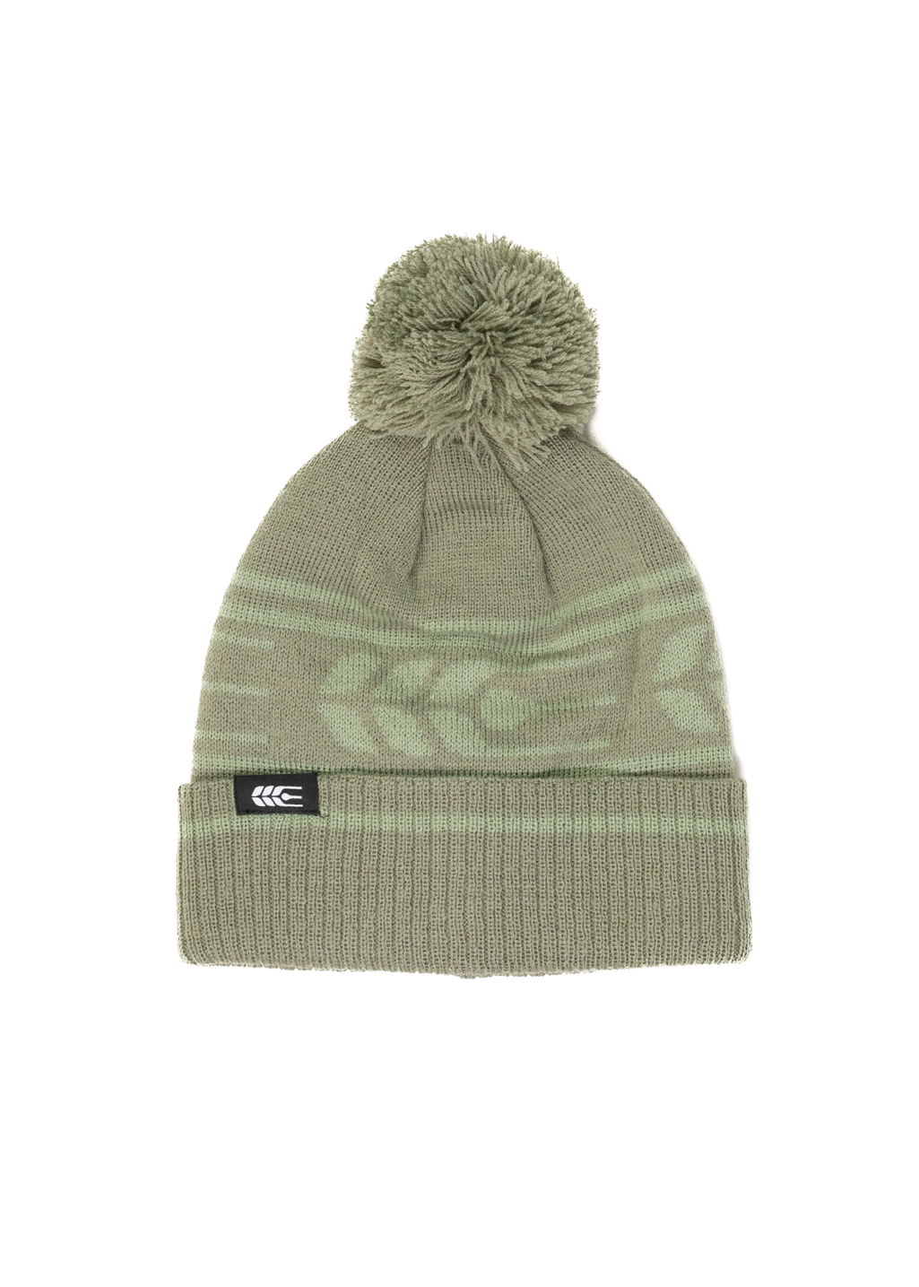 Cross Grain Pom Toque | Sage | Kids