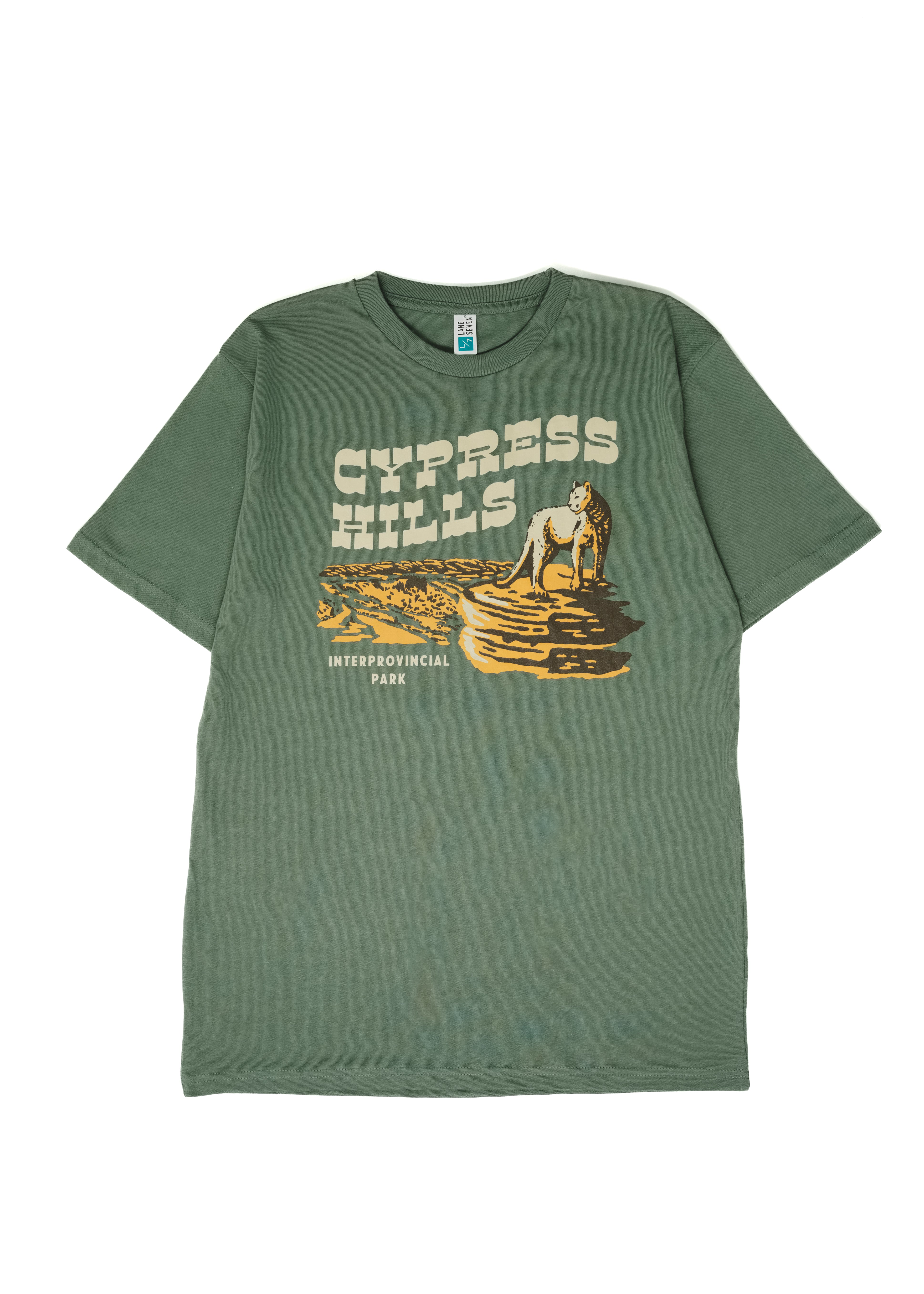 Cypress Hills Tee | Sage | Unisex - Hardpressed Print Studio Inc.