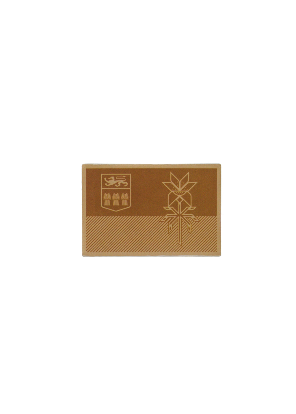 Flag Sticker | Tan - Hardpressed Print Studio Inc.