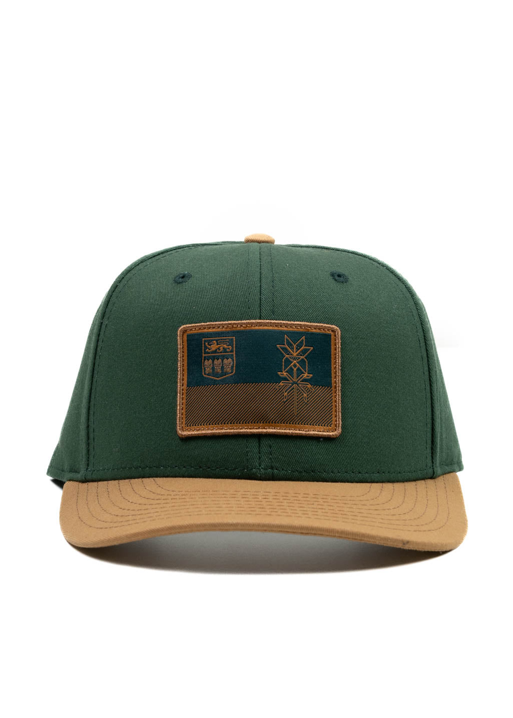 Flag V3 Snapback | Grove/Camel