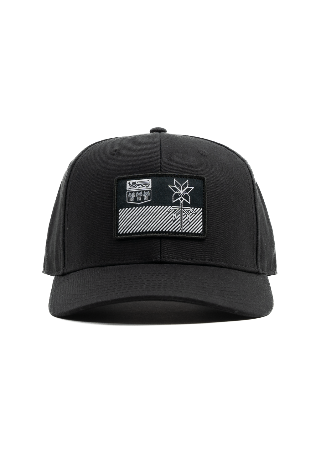 Flag Snapback V2 | Black