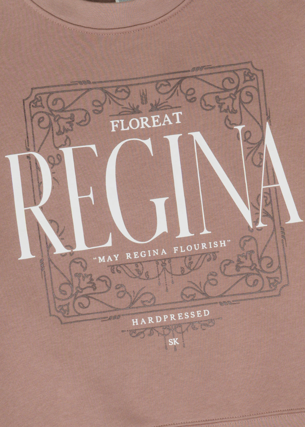 Floreat Regina Crewneck | Dusk | Ladies - Hardpressed Print Studio Inc.