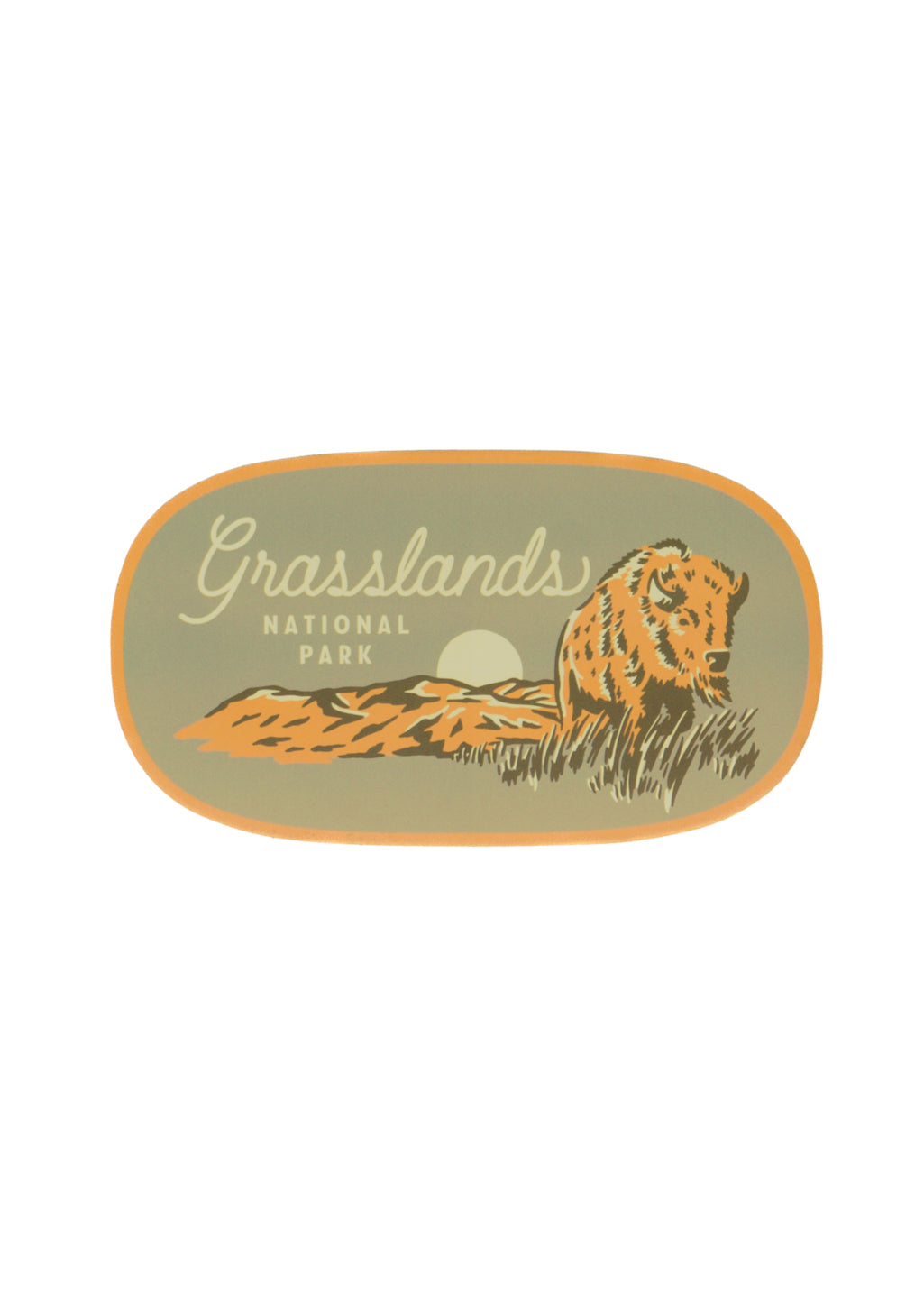 Grasslands Sticker - Hardpressed Print Studio Inc.