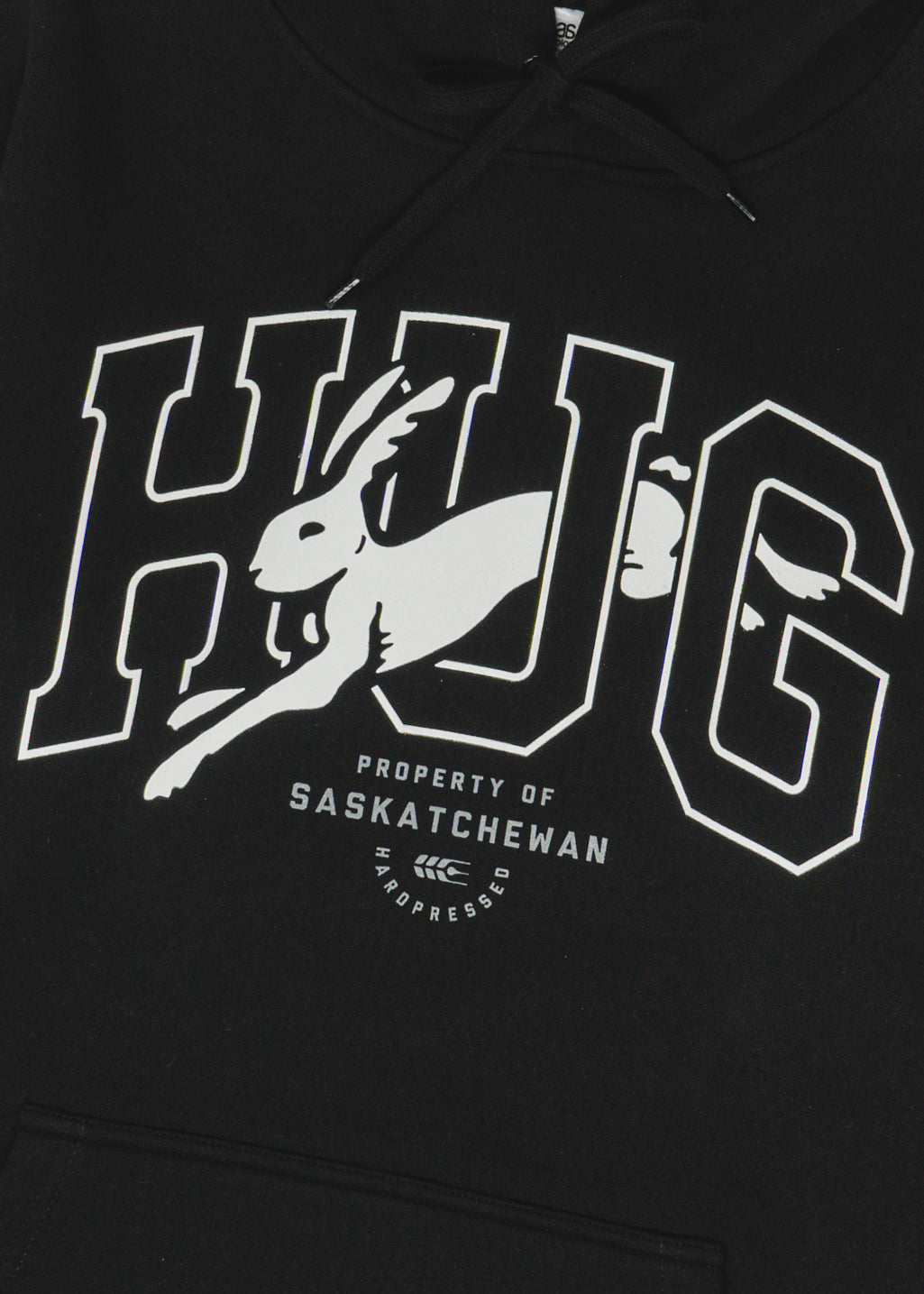 HUG | Black | Unisex - Hardpressed Print Studio Inc.