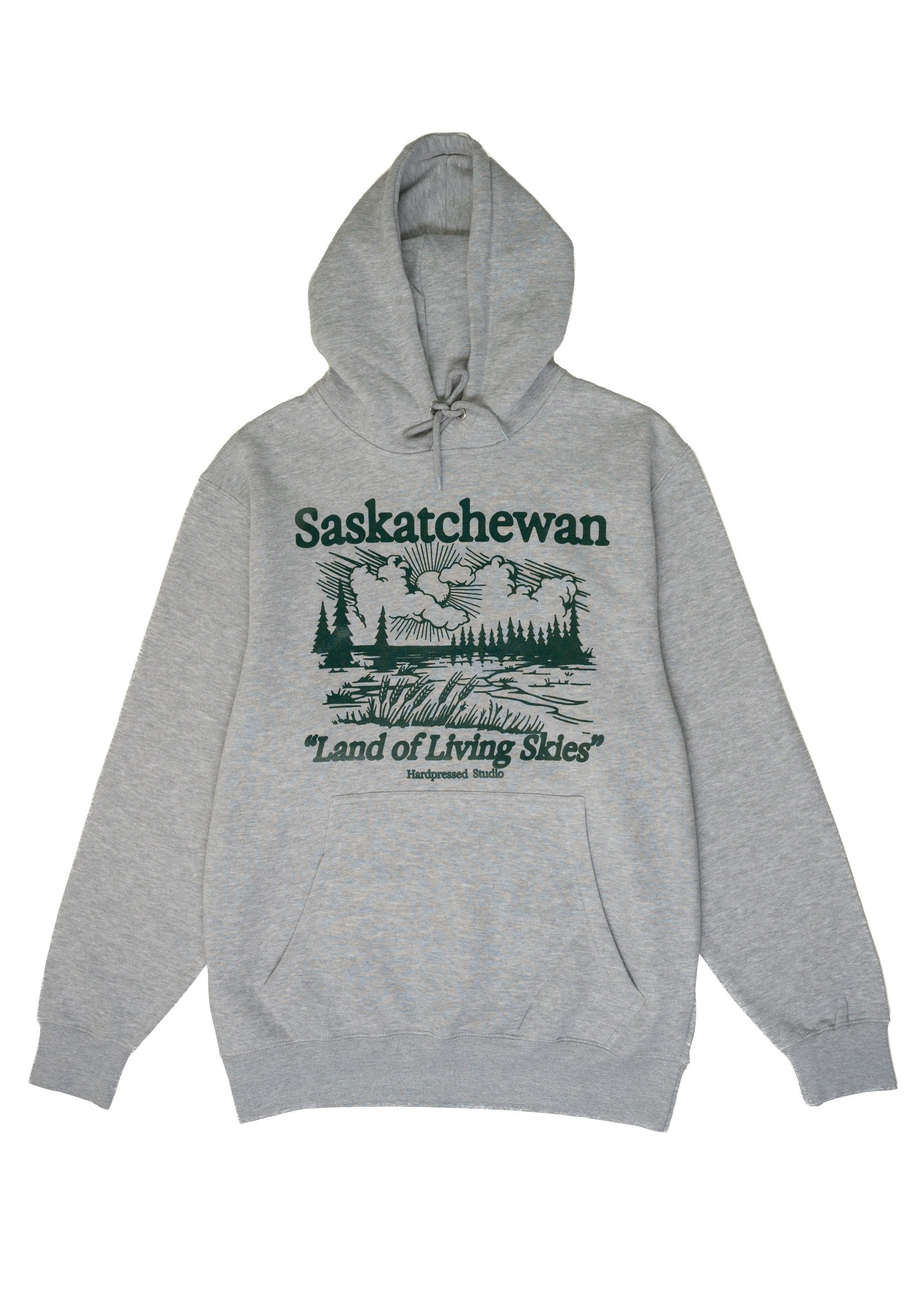 Head North v2 Sweater | Heather Grey | Unisex | Hardpressed Print