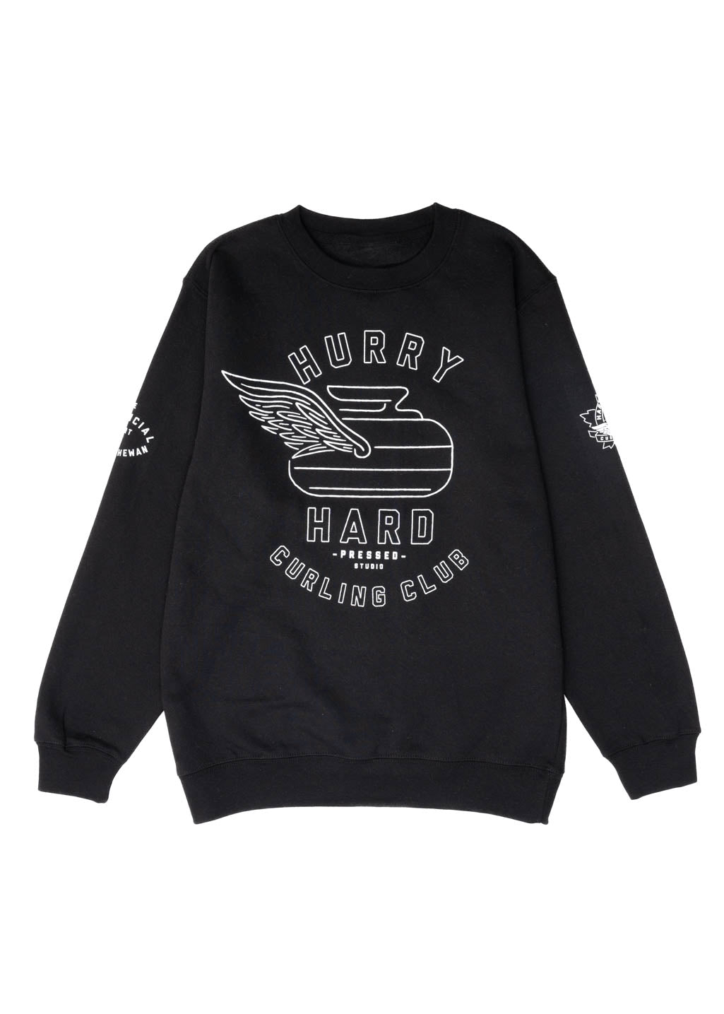 Hurry Hard Crewneck | Black | Unisex