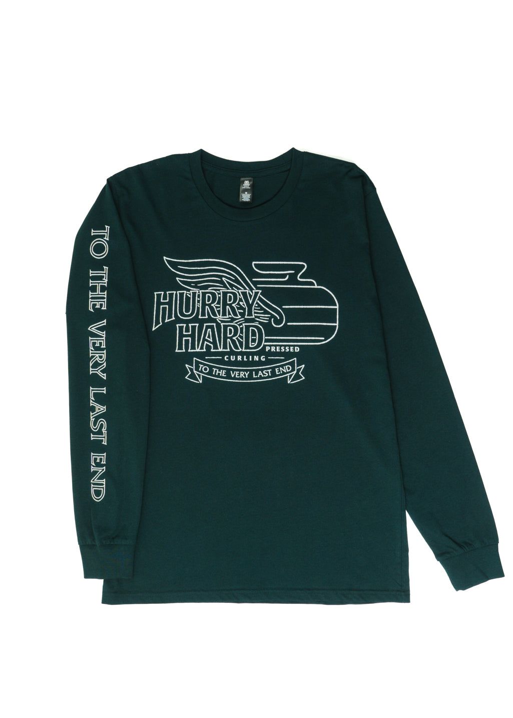 Hurry Hard v2 Long Sleeve | Boreal | Unisex - Hardpressed Print Studio Inc.