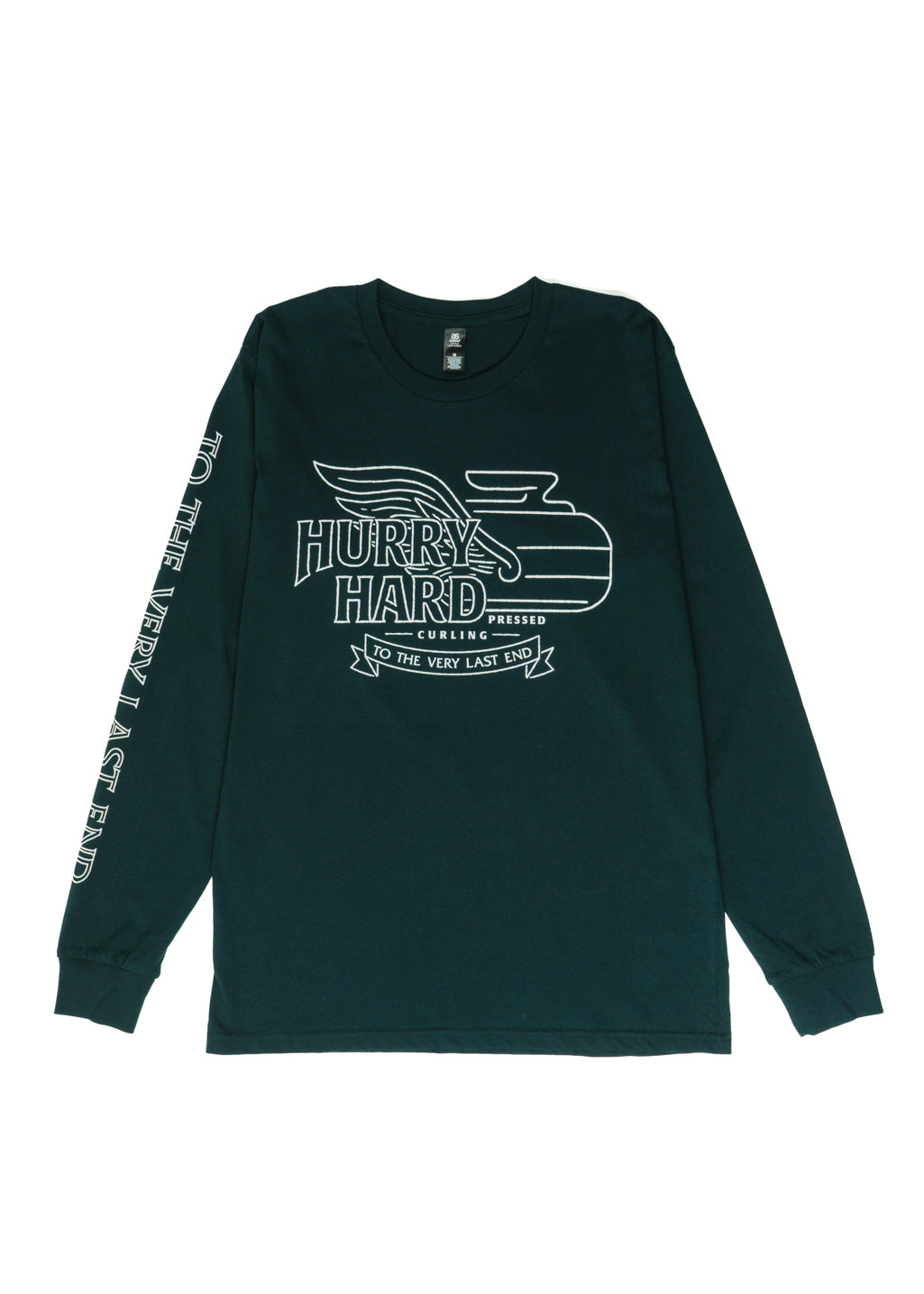 Hurry Hard v2 Long Sleeve | Boreal | Unisex - Hardpressed Print Studio Inc.