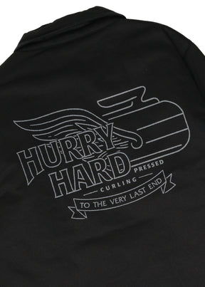 Hurry Hard v2 Jacket | Black | Unisex - Hardpressed Print Studio Inc.