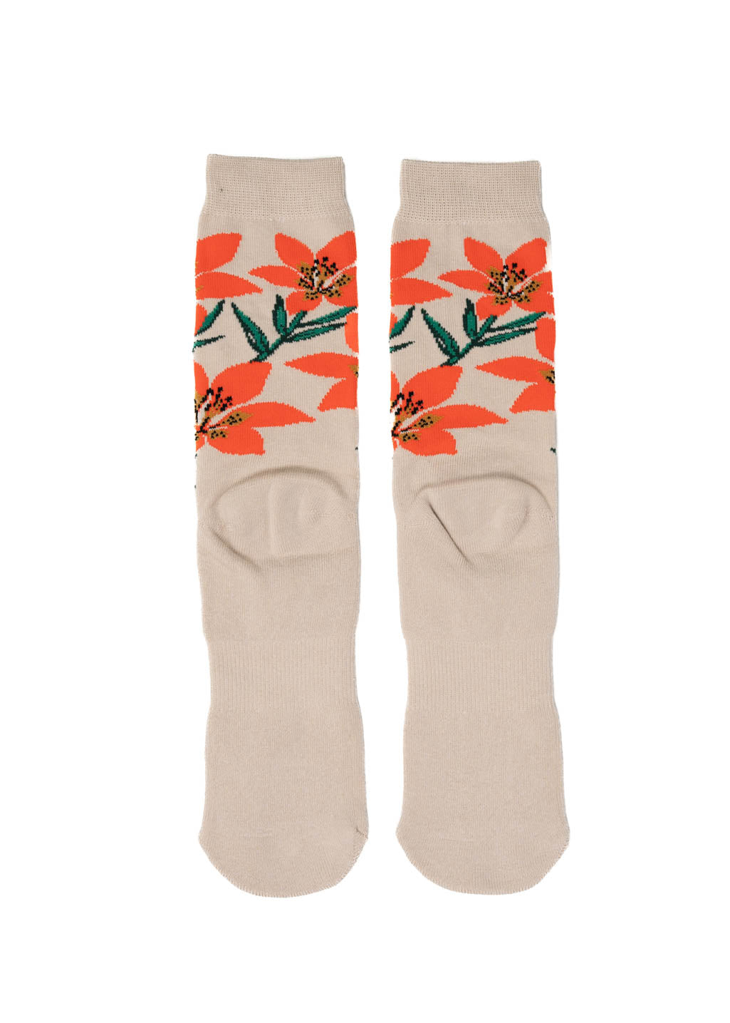 Lilium Socks | White Sand