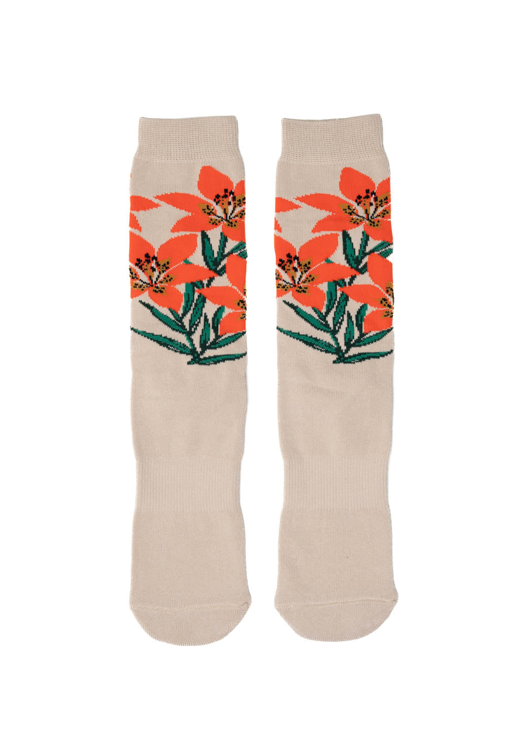 Lilium Socks | White Sand