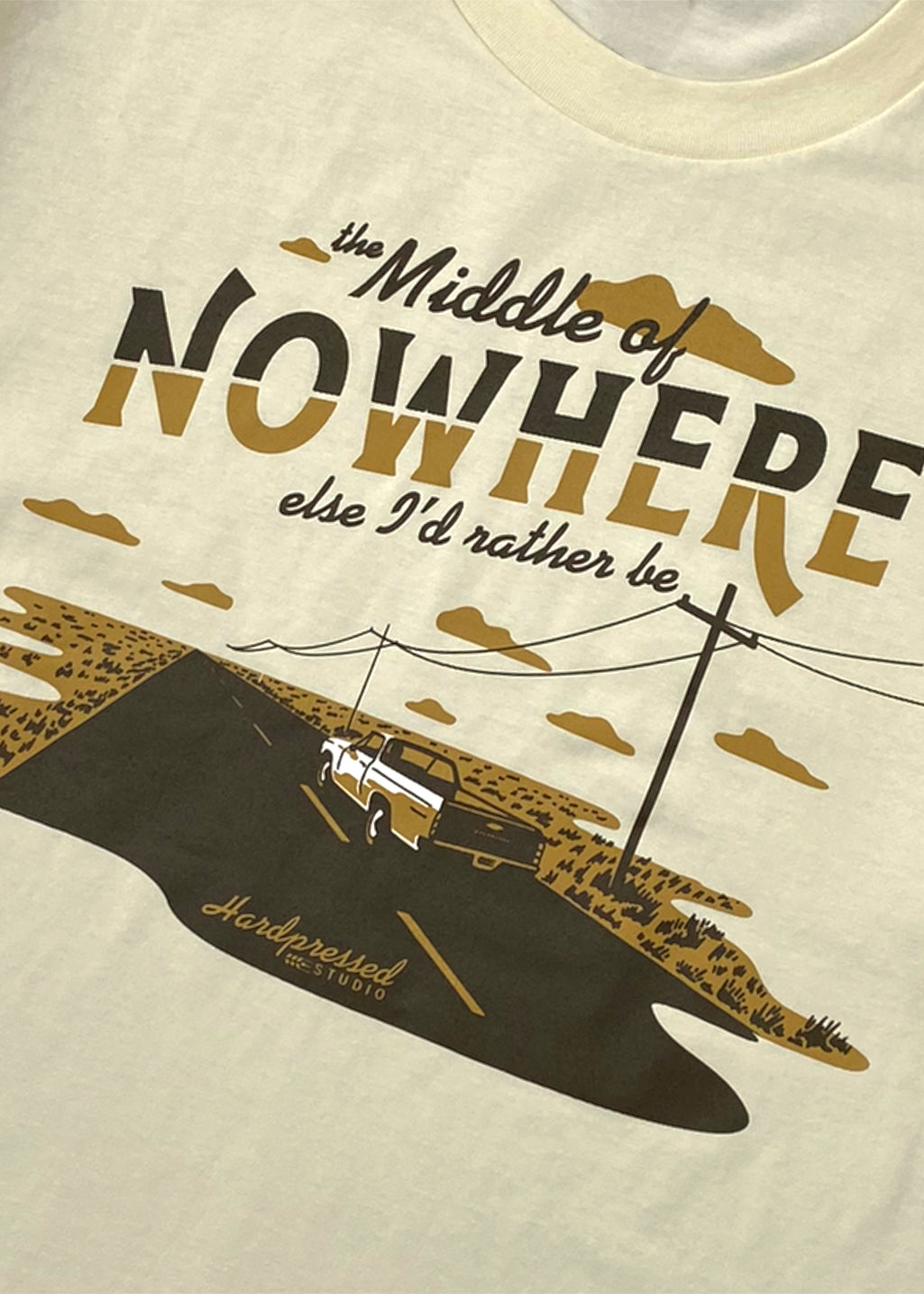 Middle of Nowhere Tank | Butter | Ladies - Hardpressed Print Studio Inc.