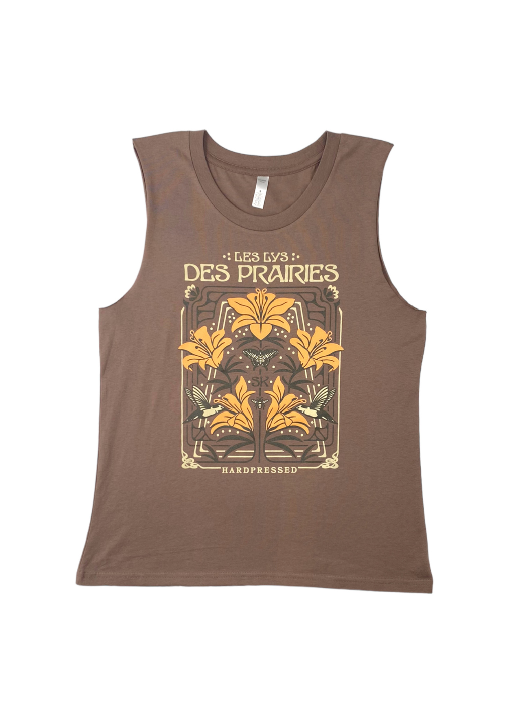 Nouveau Lily Tank | Topsoil | Ladies - Hardpressed Print Studio Inc.