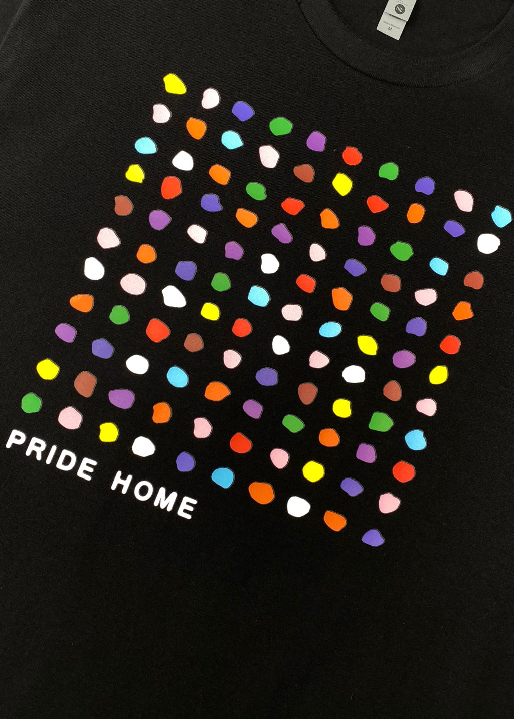 Pride Mosaic Tee | Black | Unisex and Ladies - Hardpressed Print Studio Inc.