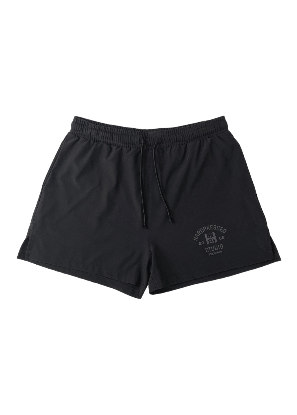 Phys. Ed Athletic Shorts | Black | Ladies - Hardpressed Print Studio Inc.