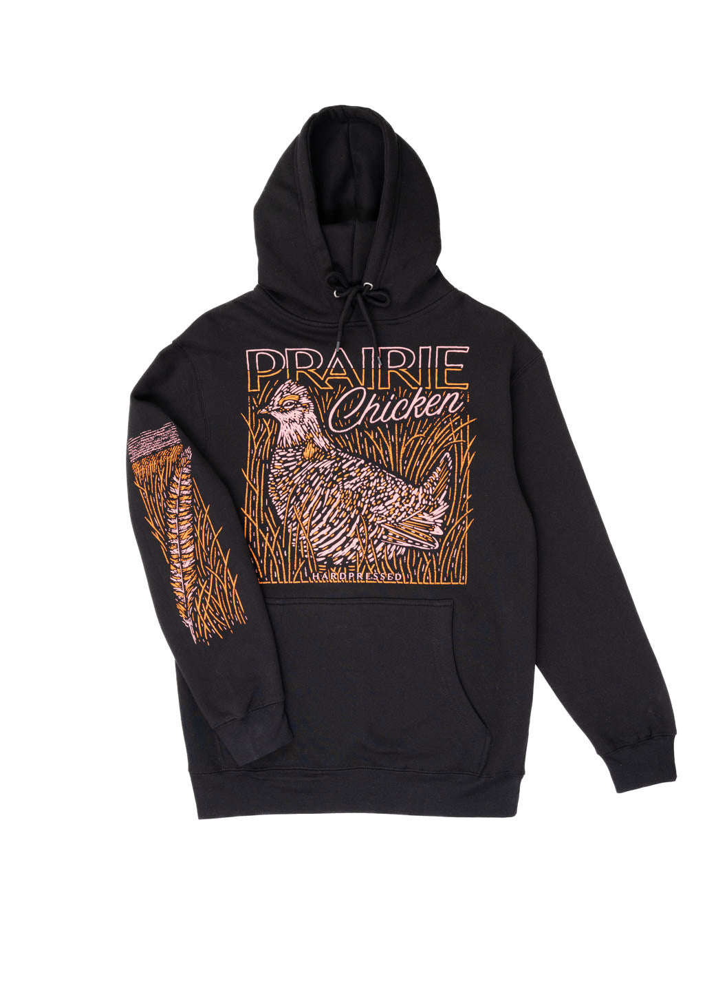 Prairie Chicken Sweater | Black | Unisex - Hardpressed Print Studio Inc.