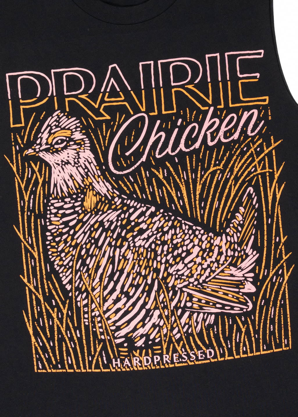 Prairie Chicken Tank | Black | Ladies - Hardpressed Print Studio Inc.