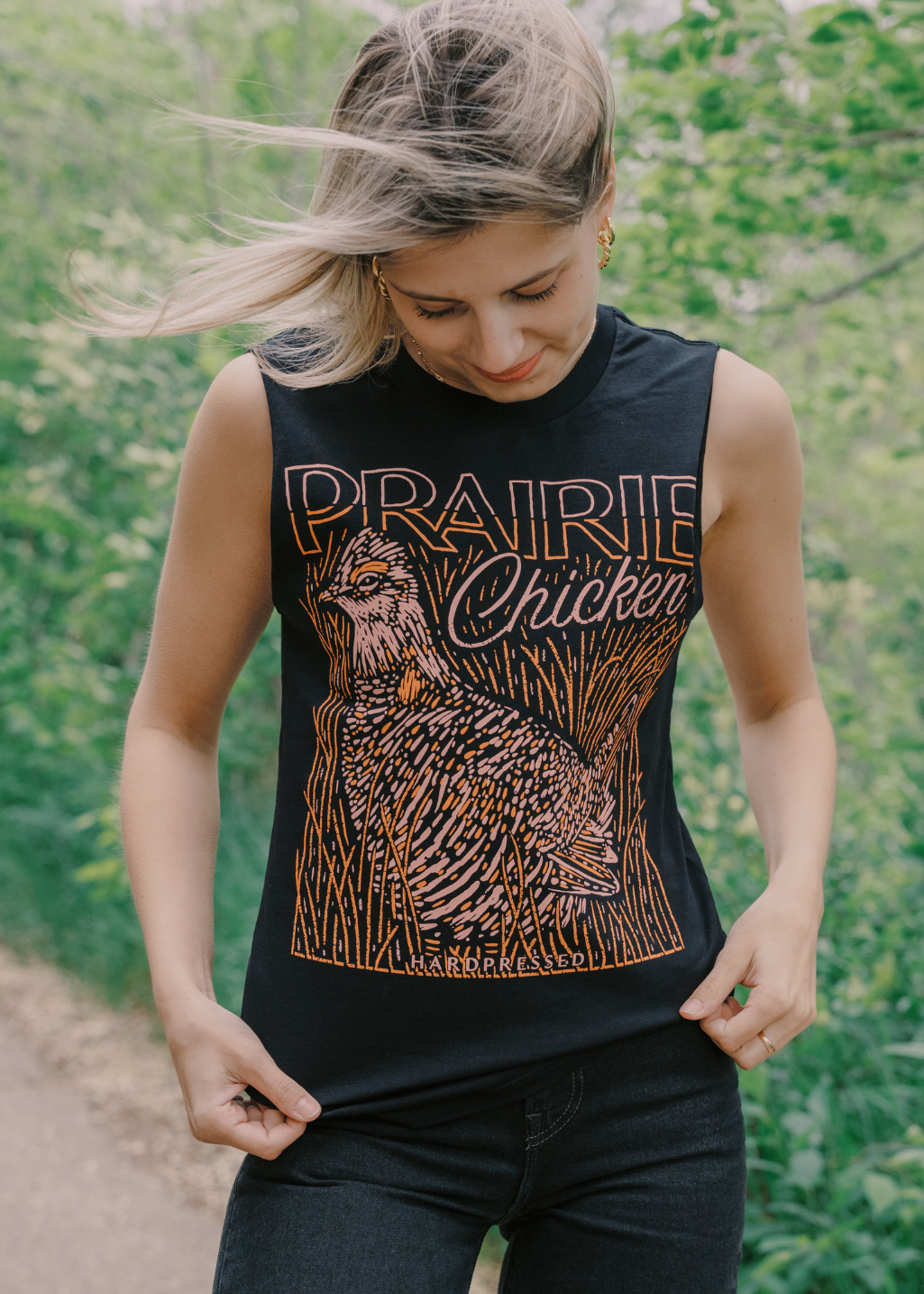 Prairie Chicken Tank | Black | Ladies