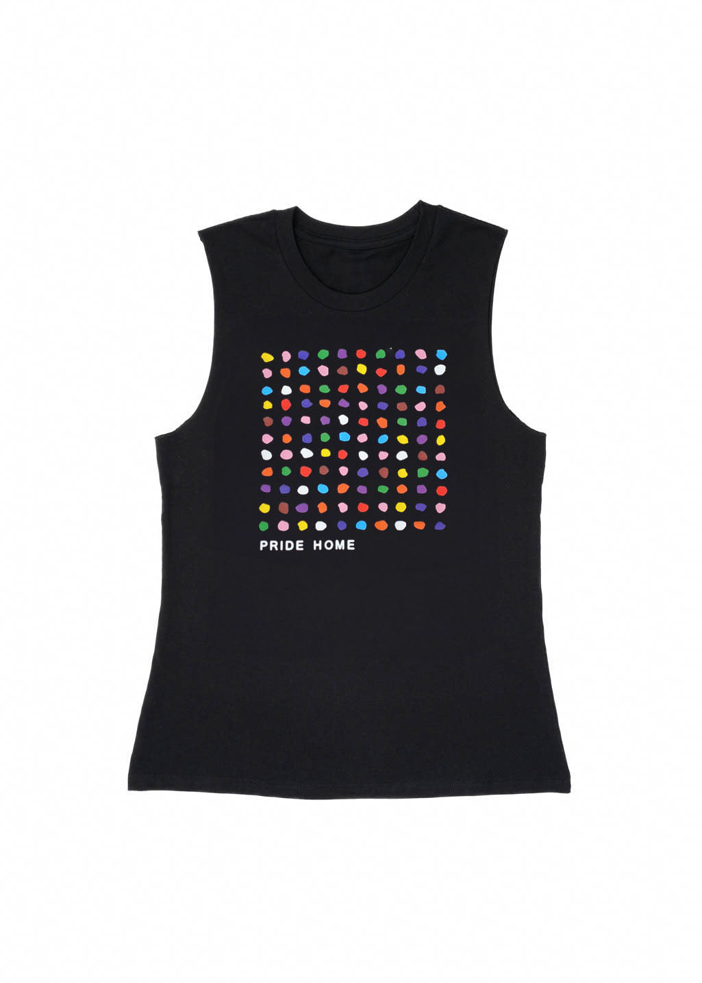 Pride Mosaic Tank | Black | Ladies
