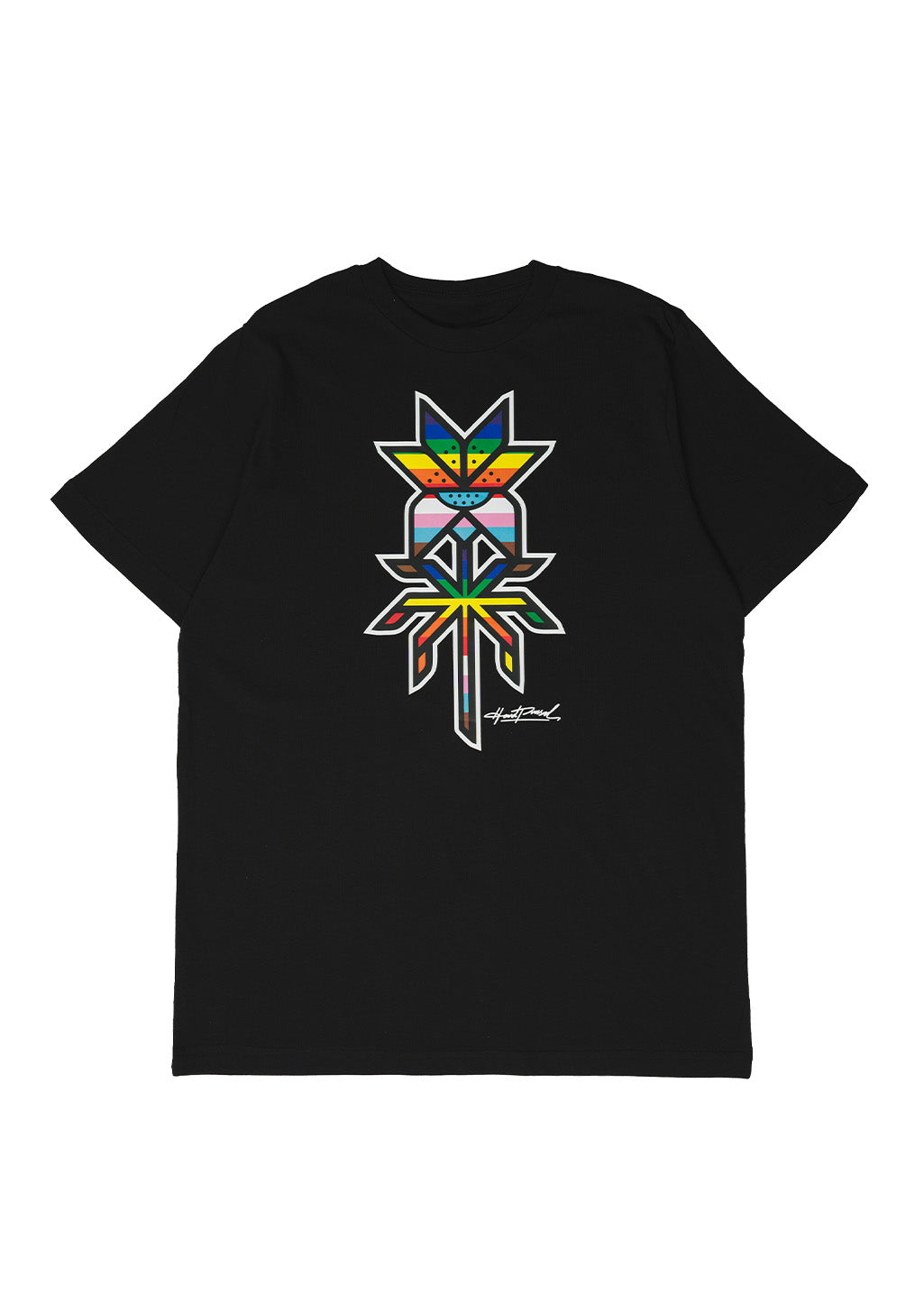 Pride Lily Tee | Black | Unisex and Ladies - Hardpressed Print Studio Inc.
