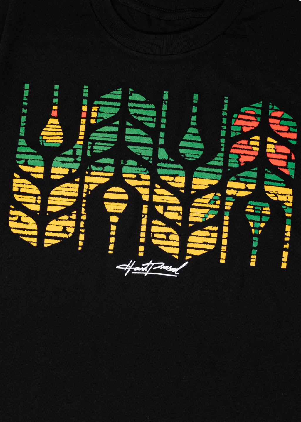 トップス BROCHURE FLAG SHIRTS Provincial Grain Flag Tee | Black | Unisex | Hardpressed Print