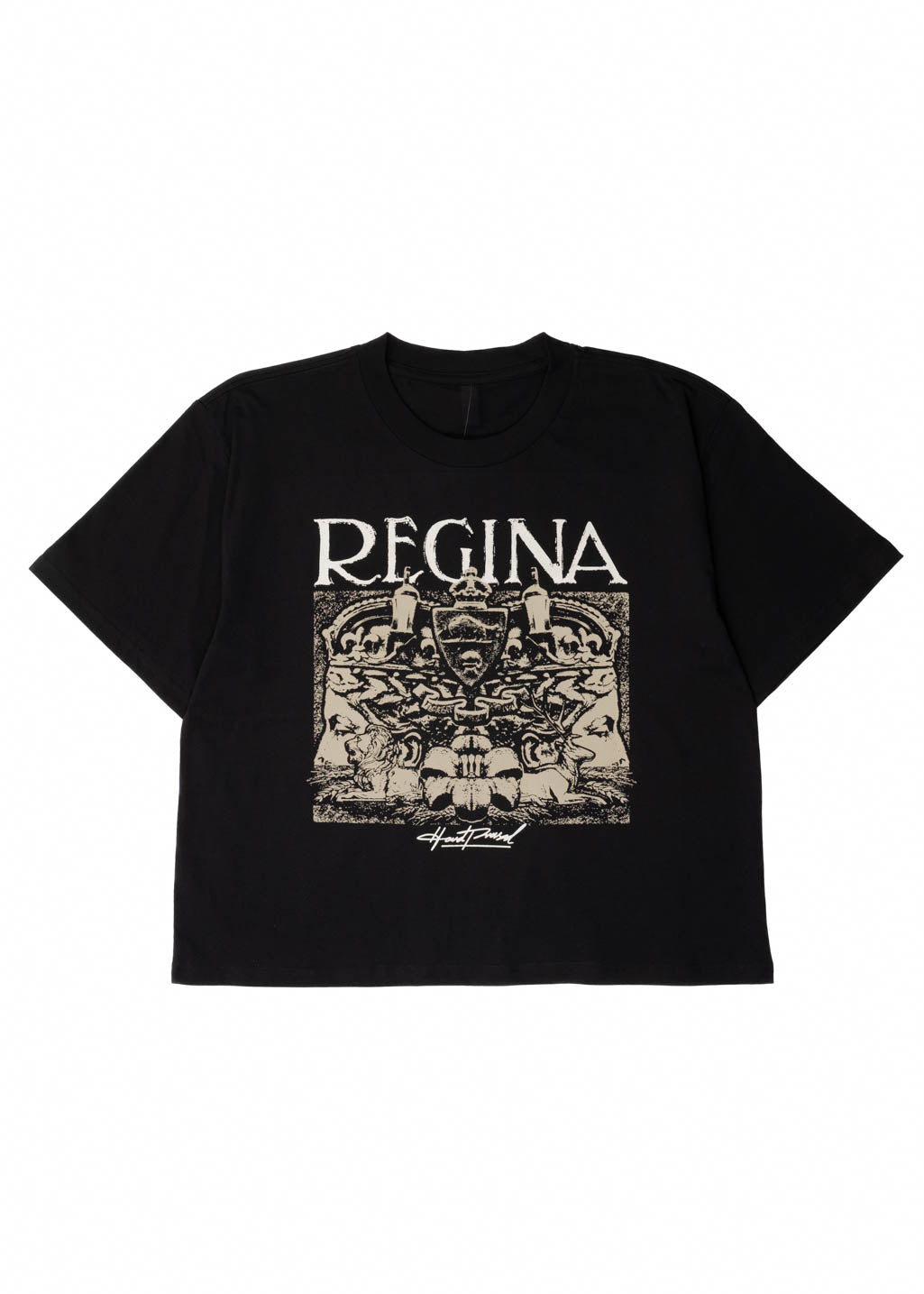 Regina Boxy Tee | Black | Ladies