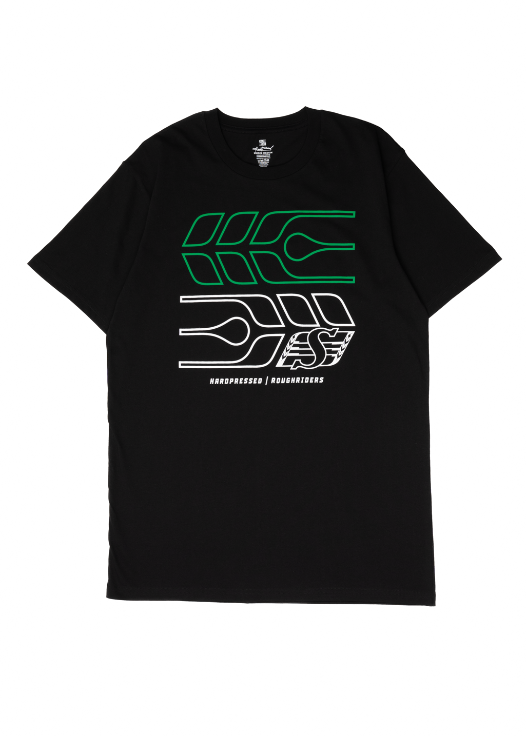 Riders Grain Tee | Black | Unisex