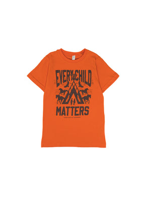 Every Child Matters Tee - HP x SIIT x Jarrod Cappo Collab | Orange | Kids - Hardpressed Print Studio Inc.