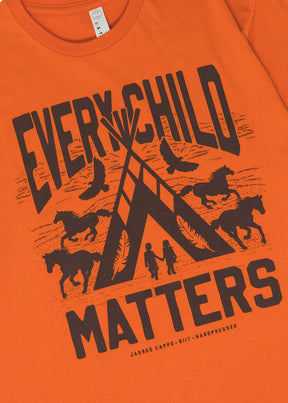 Every Child Matters Tee by Jarrod Cappo | Orange | Unisex and Ladies - Hardpressed Print Studio Inc.