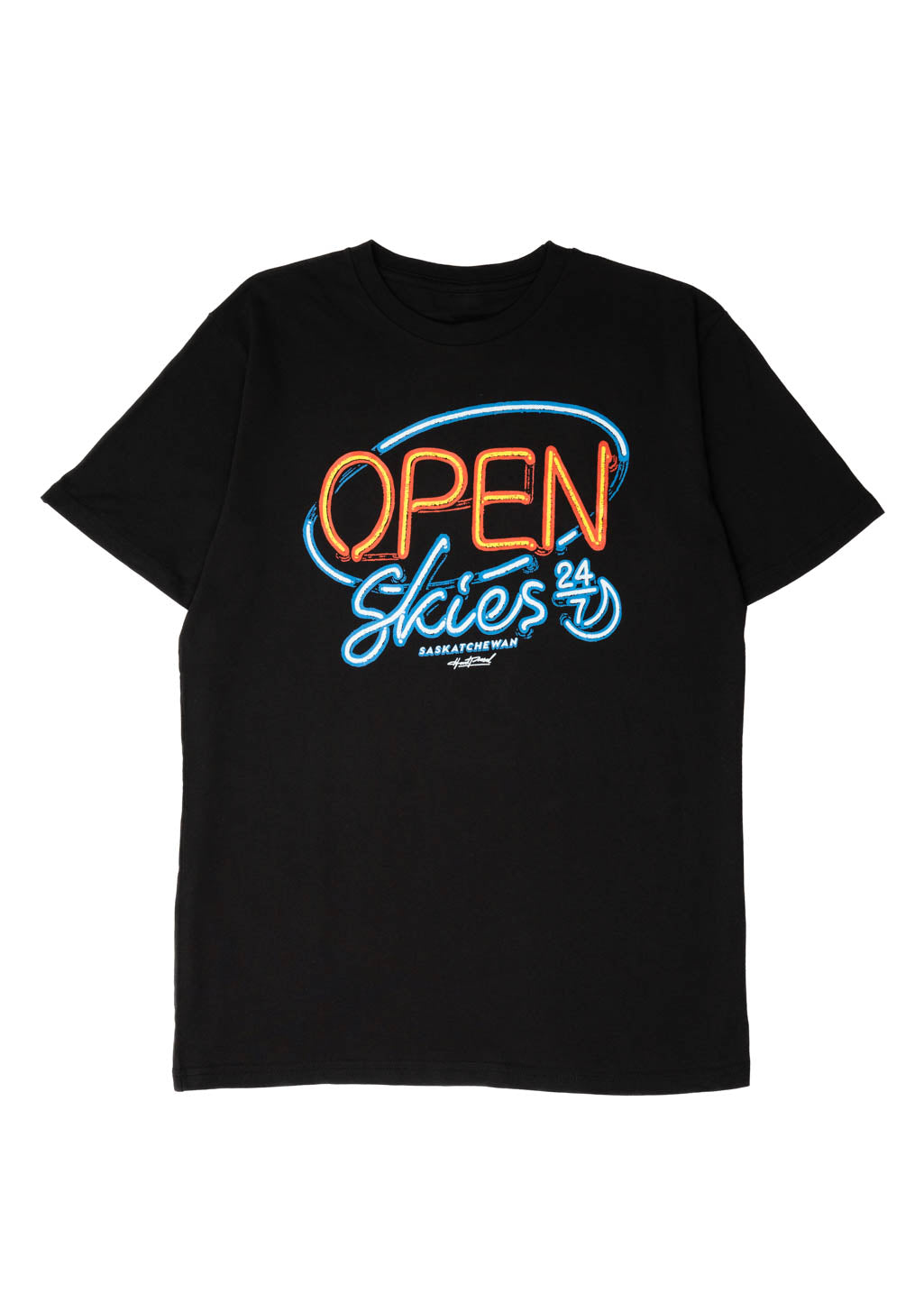 Open Skies Tee | Black | Unisex