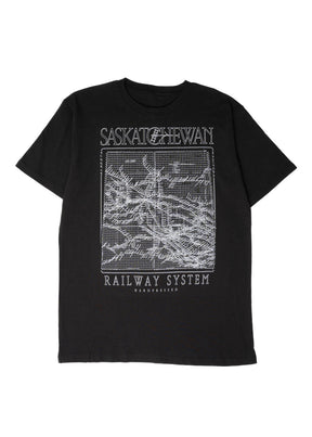 SK Railway Tee | Black | Unisex