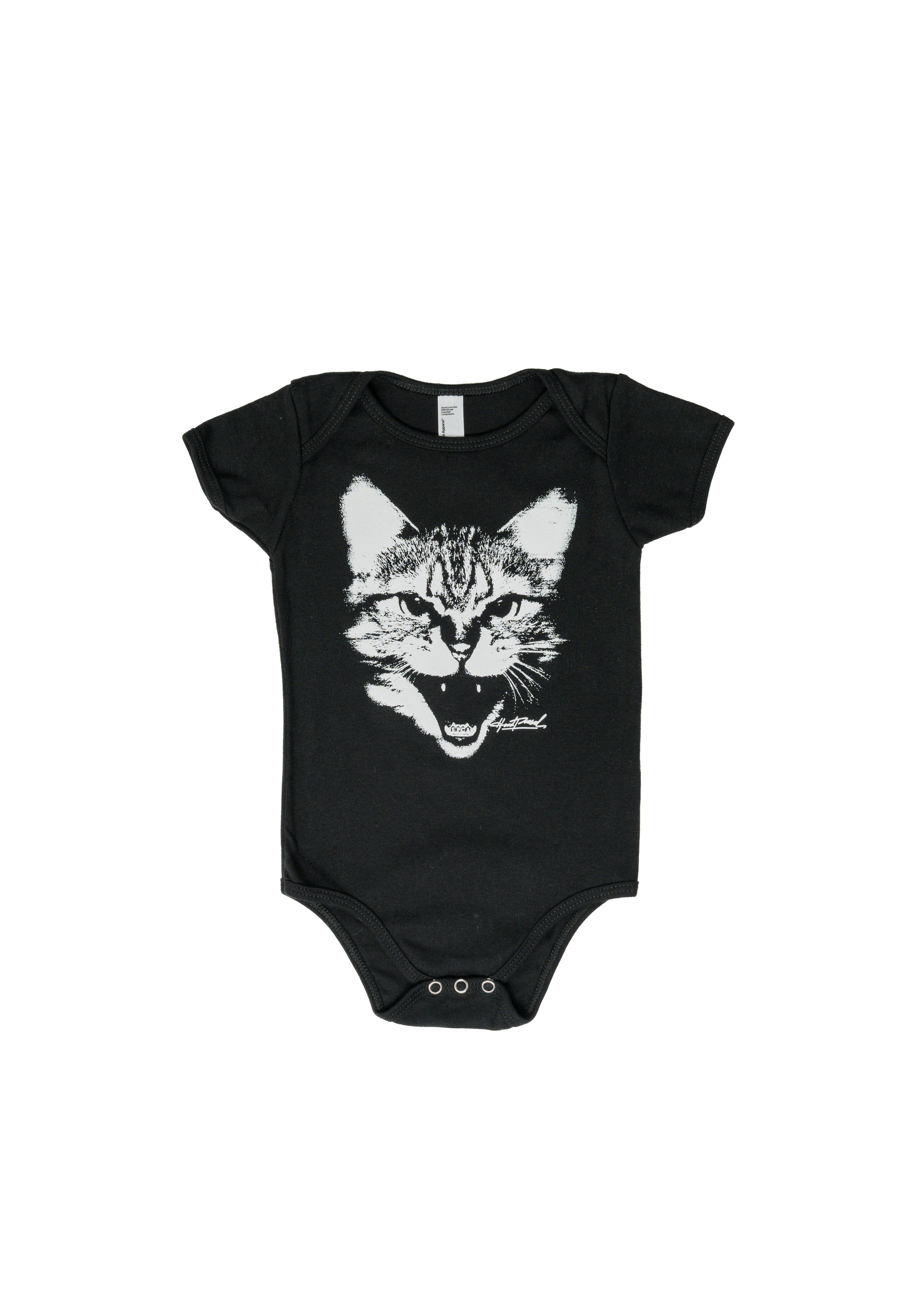 SPCA Cat Onesie | Black | Kids - Hardpressed Print Studio Inc.