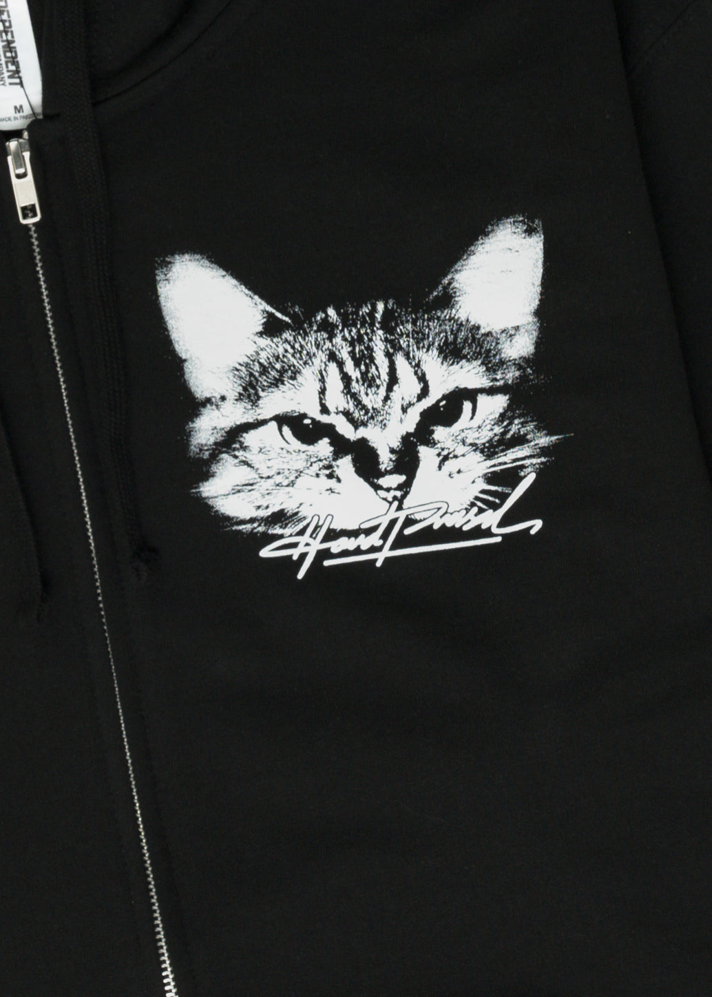 SPCA Cat Zip Sweater | Black | Unisex - Hardpressed Print Studio Inc.