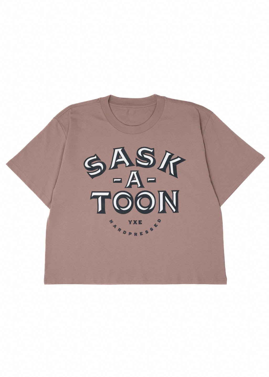 L & XL | Sask-A-Toon Boxy Tee | Dusk | Ladies