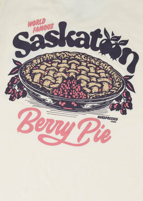 Saskatoon Berry Pie Tee | Soft Butter | Unisex