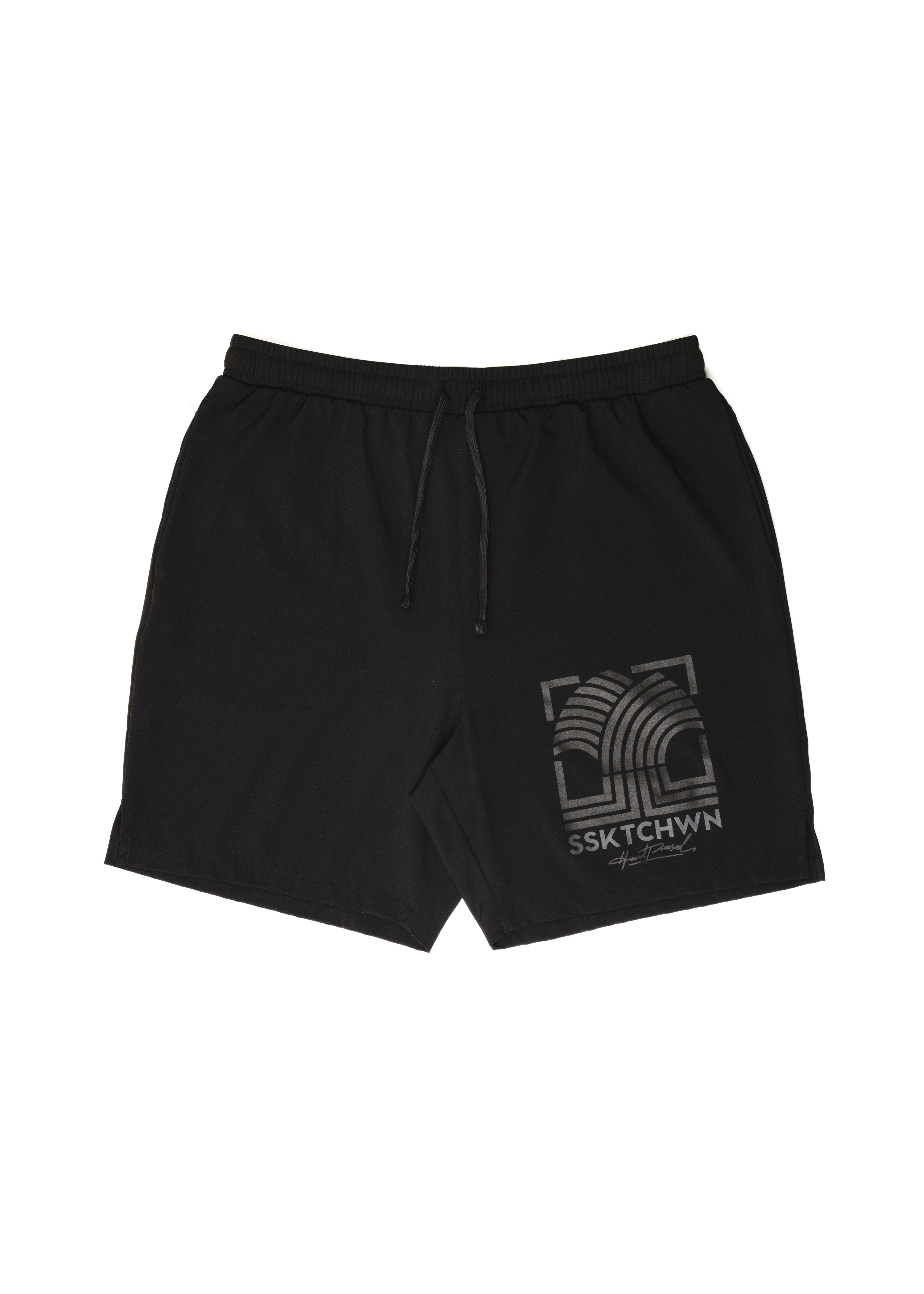 Sheaf Spectrum Shorts | Black | Unisex - Hardpressed Print Studio Inc.