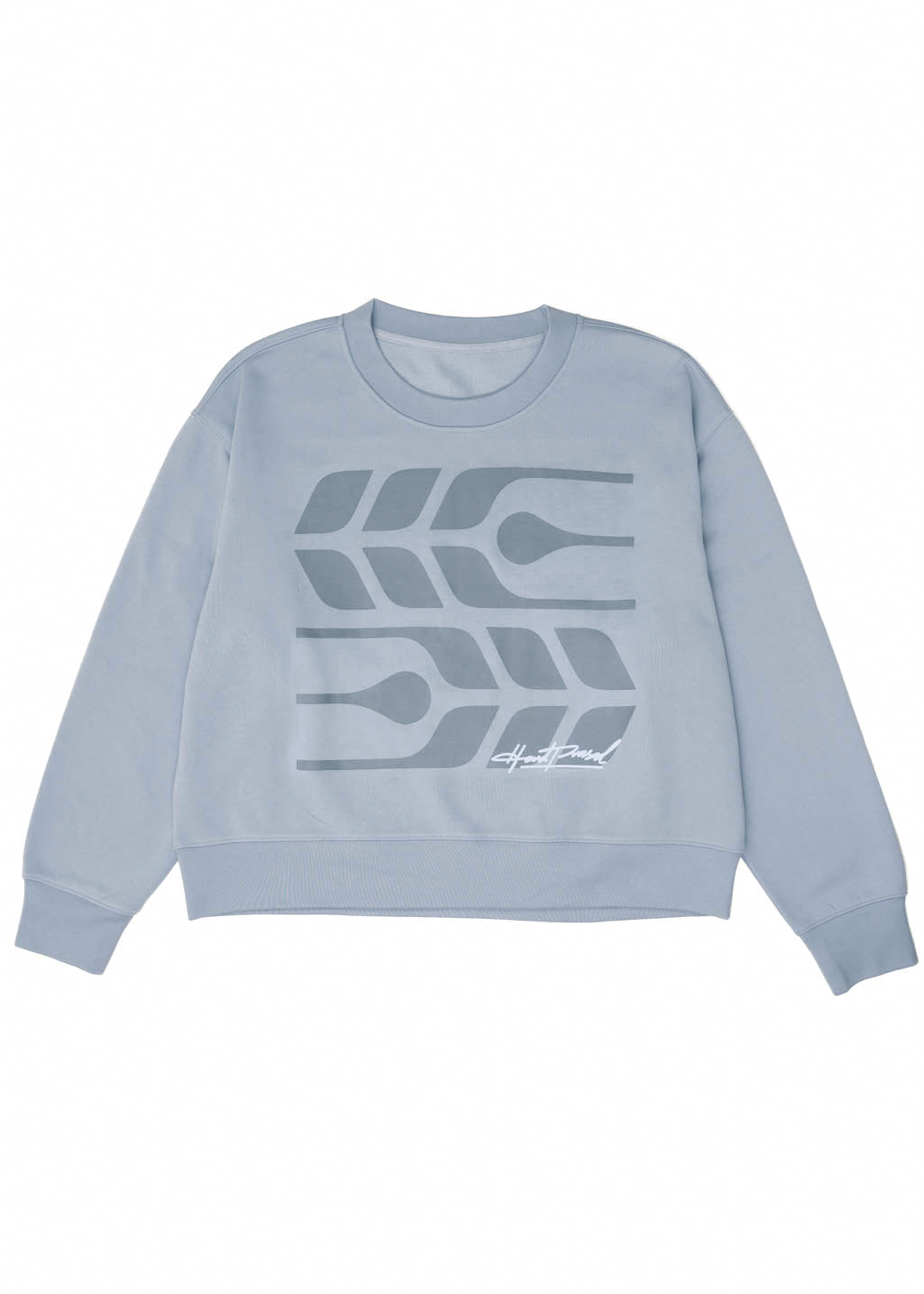 Signature Grain Crewneck | Sky | Ladies