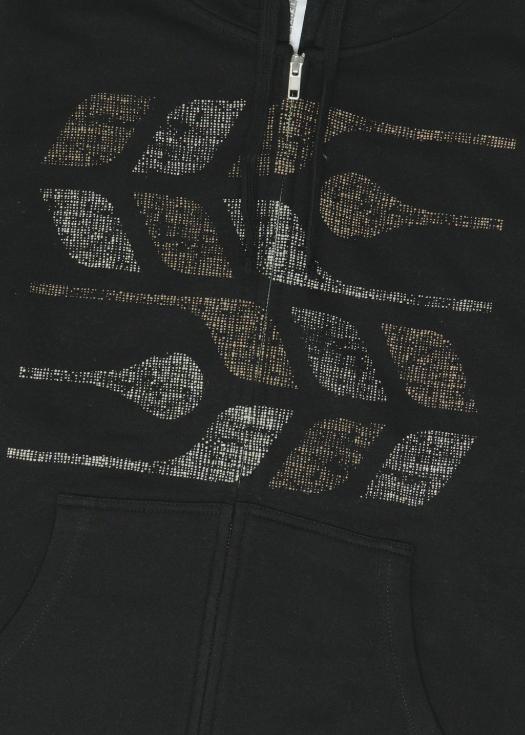 Stubble Two Tone Zip Sweater | Black | Unisex - Hardpressed Print Studio Inc.