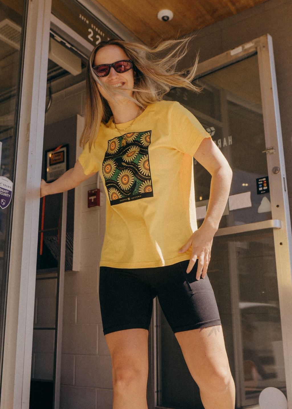 Golden Moments Tee | Sunshine | Unisex and Ladies - Hardpressed Print Studio Inc.