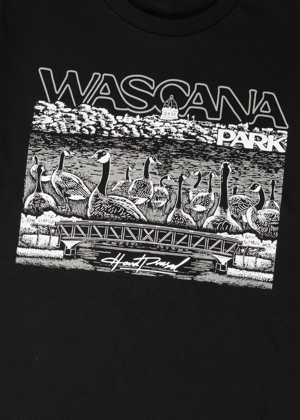 Wascana Tee | Black | Unisex