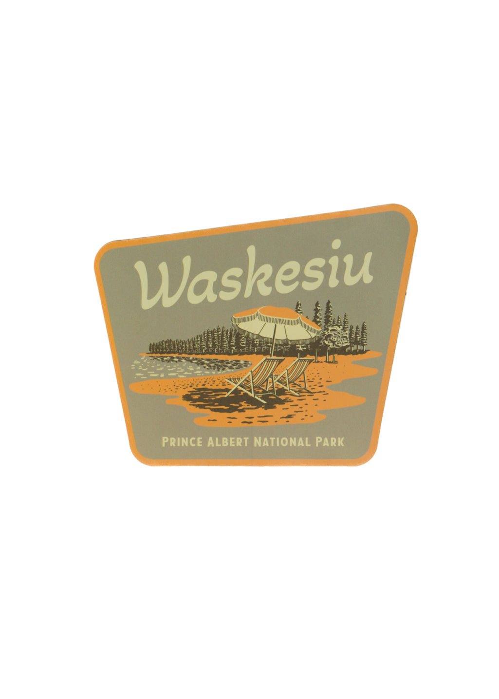 Waskesiu Sticker - Hardpressed Print Studio Inc.