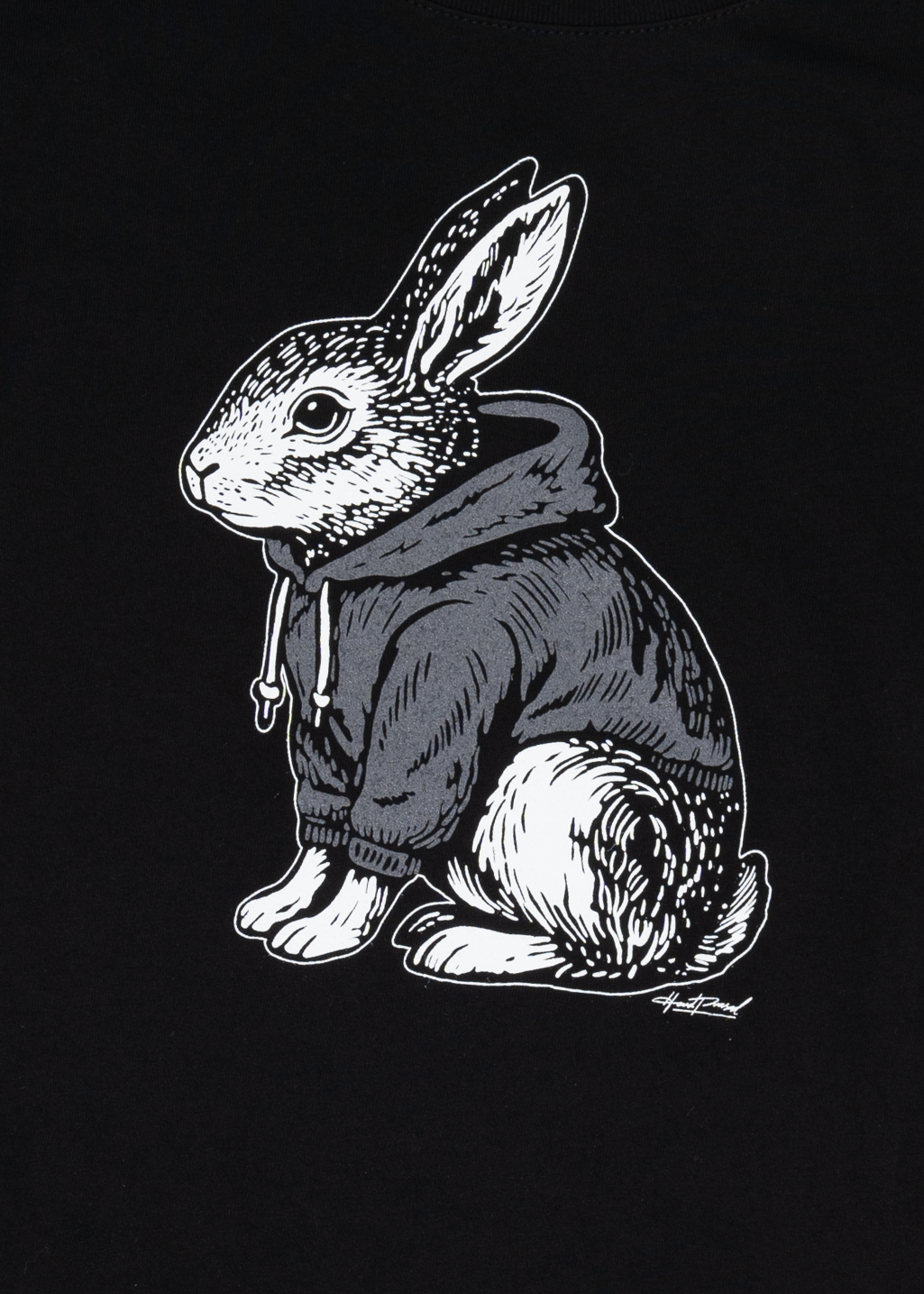 Bunny Tee | Black | Kids - Hardpressed Print Studio Inc.