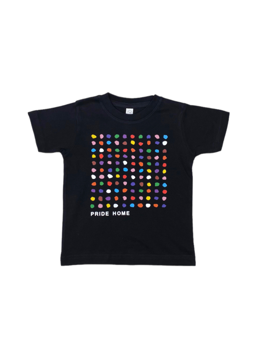 Pride Mosaic Tee | Black | Kids
