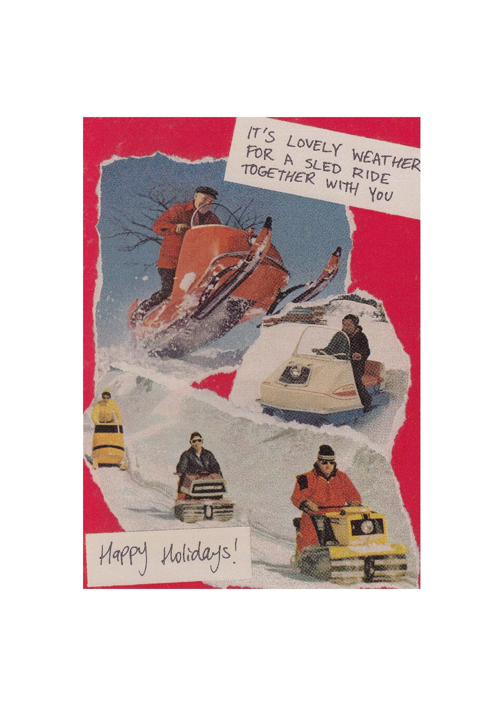 Heartgarbage - Sled Ride Card