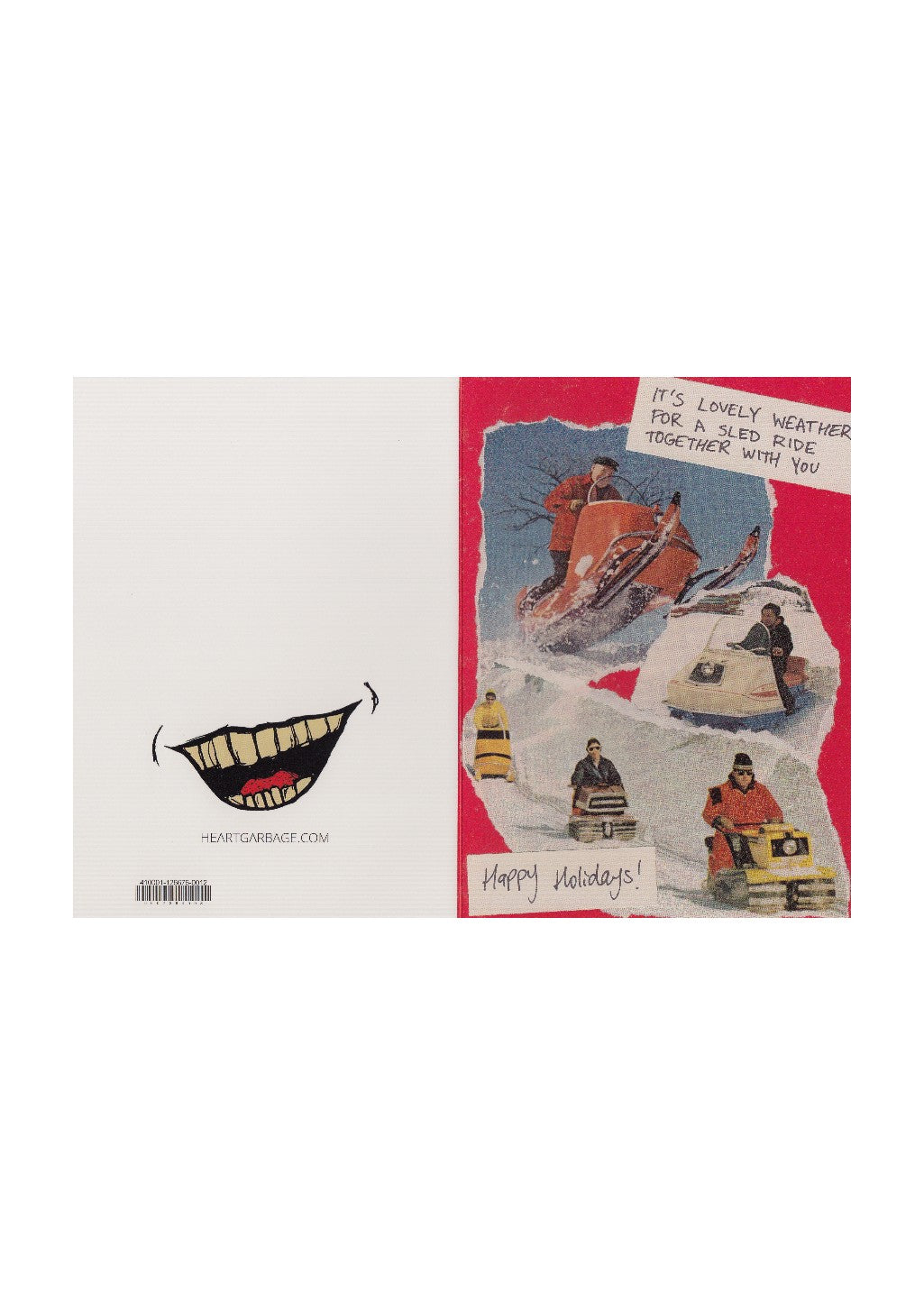 Heartgarbage - Sled Ride Card
