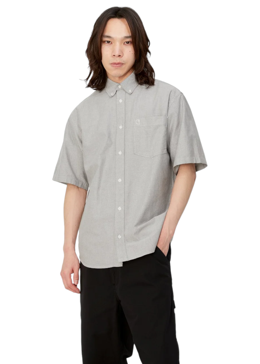 Carhartt WIP - Braxton Shirt - Charcoal/Wax - Hardpressed Print Studio Inc.