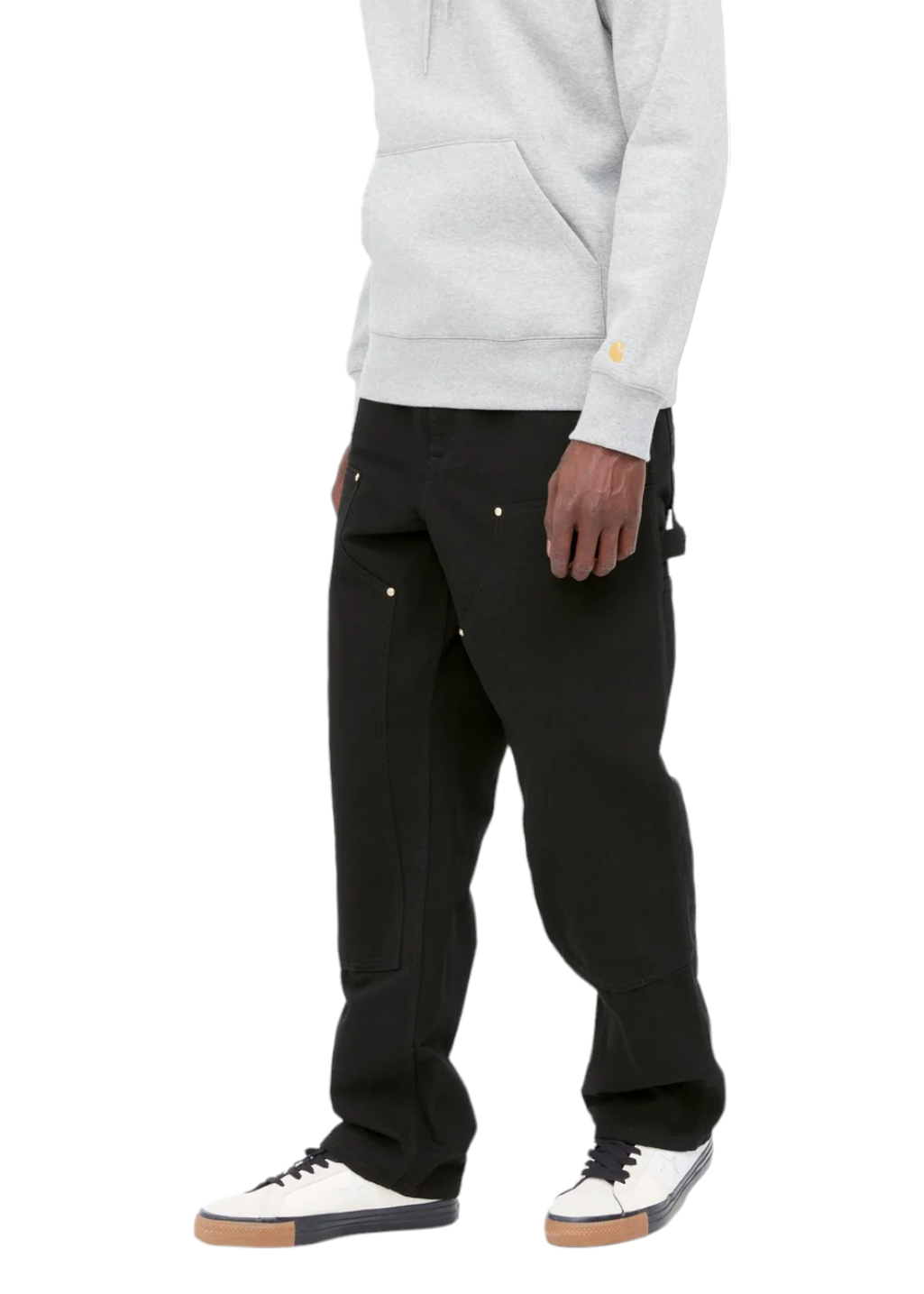 Carhartt WIP - Double Knee Pant - Black Rigid - Hardpressed Print Studio Inc.